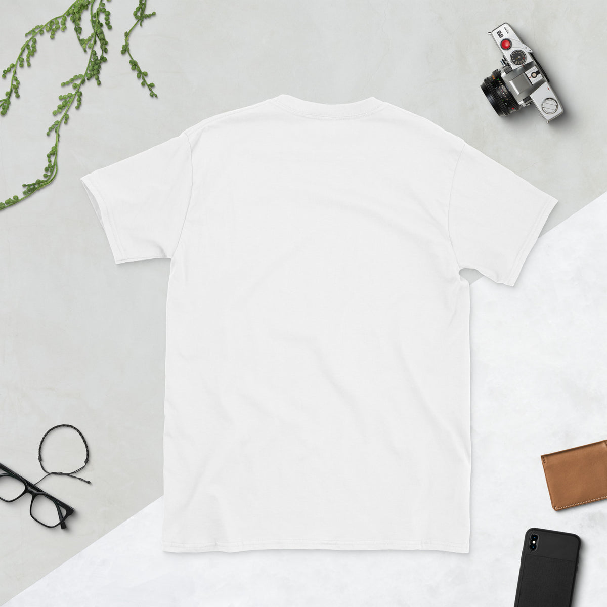 Pierogi Meets Bridge tee, white, back view — City of Bridges Pittsburgh apparel